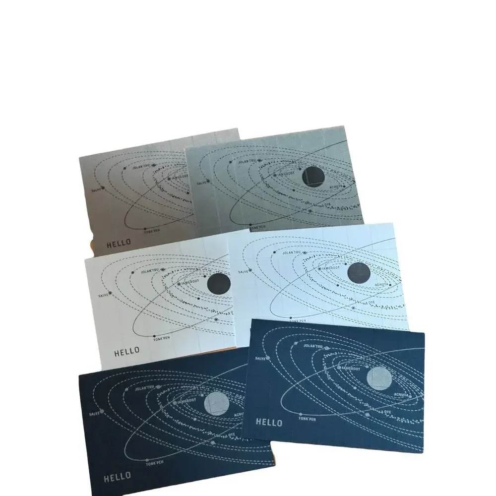Sci Fi Letterpress Greeting Cards 6 Pack Env Star Wars Trek Expanse Groot Skylab